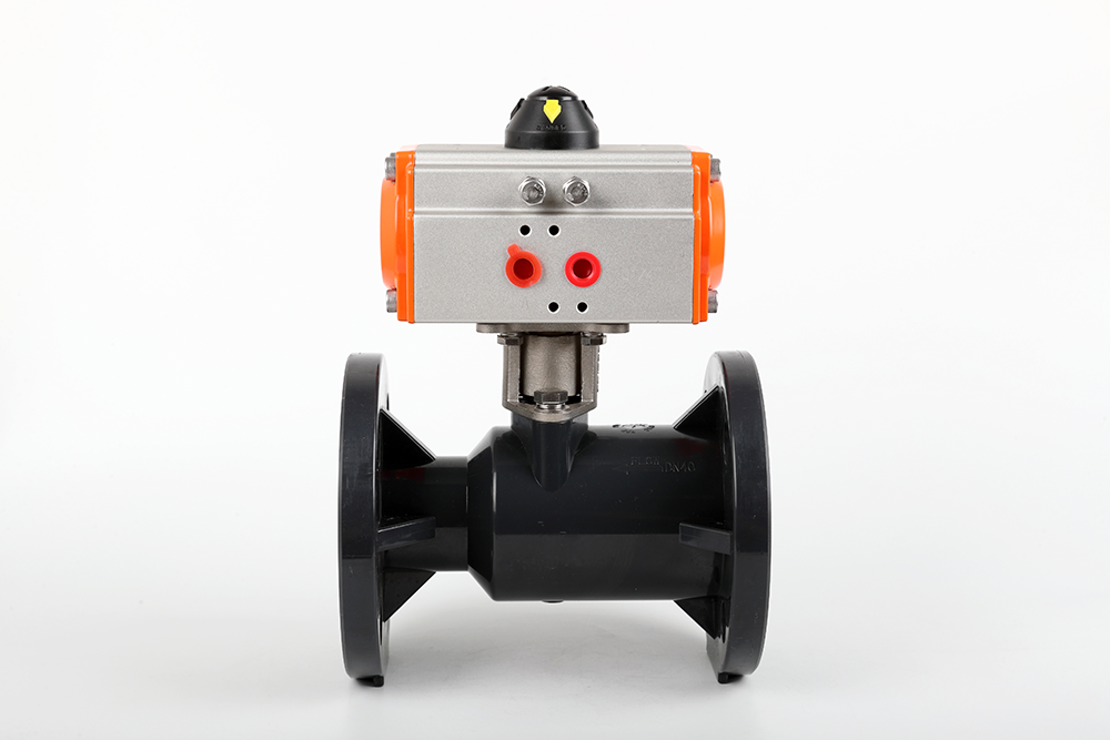 泸溪气动法兰一体球阀